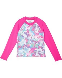 The North Face Kids Swimwear Printed Amphibious Long Sleeve Sun Tee (Little Kids/Big Kids)